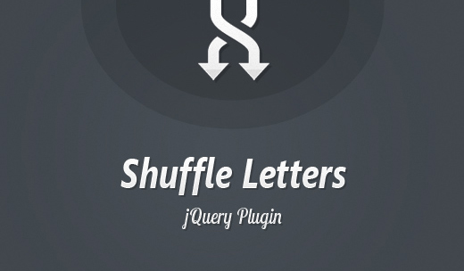 Shuffle Letters Effect: a jQuery Plugin