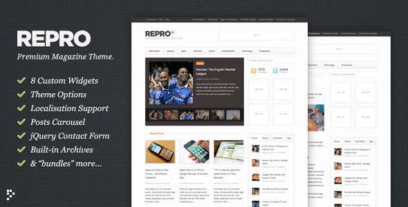 Repro - Premium WordPress News - Magazine Theme