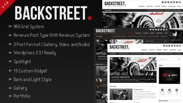 Backstreet - Blog & Magazine Theme