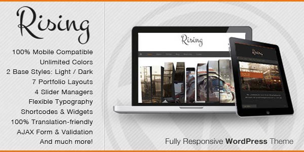 Rising C Fully Responsive WordPress Theme